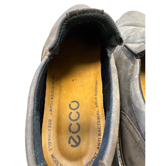 Ecco Gore-Tex Mens Brown Slip-On Leather Loafers Size 7 SKU 7444 main image 11